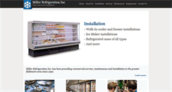 Desktop Screenshot of millerrefrigeration.com